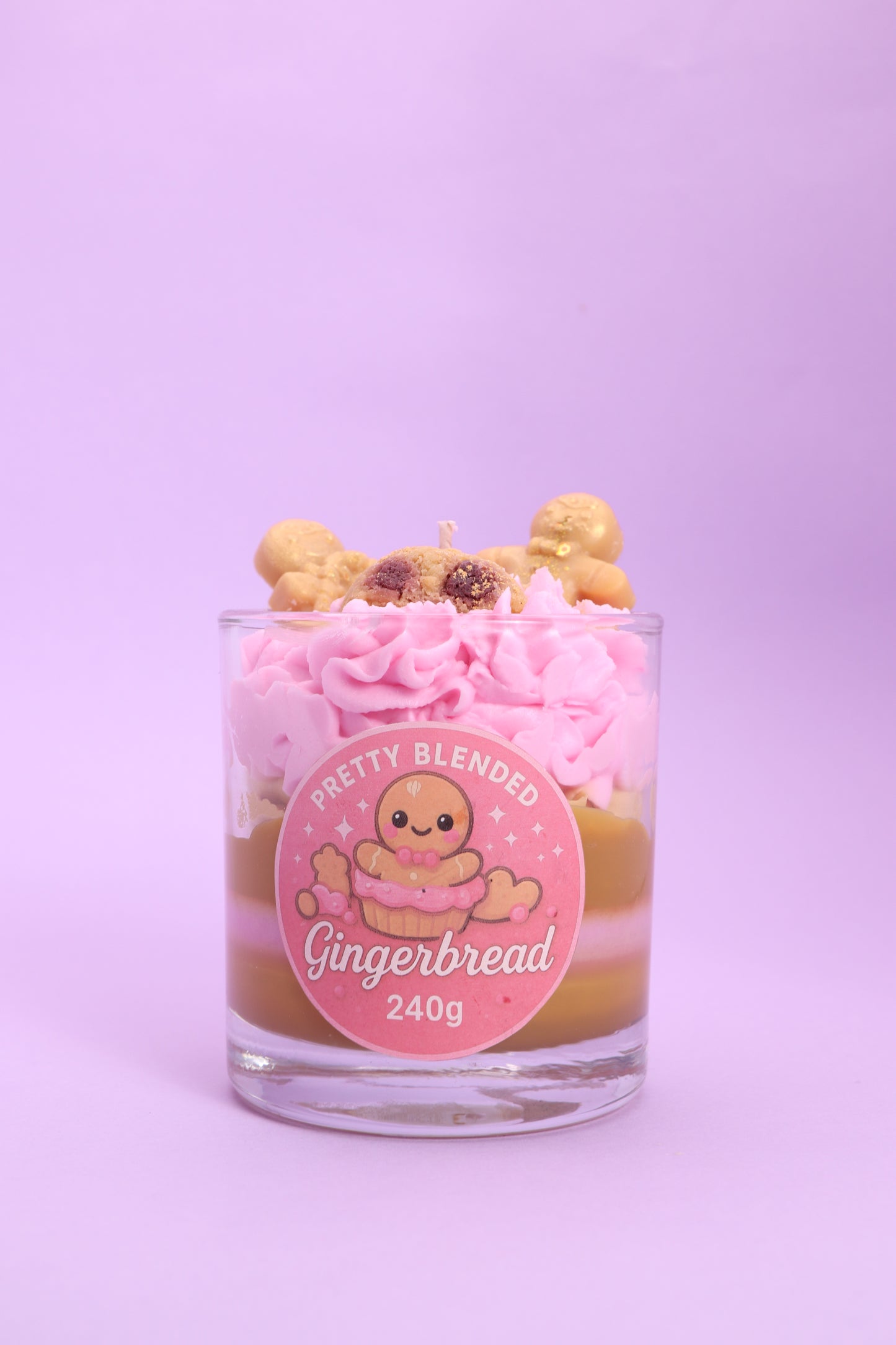 Gingerbread Soy Candle Cyprus Pretty Blended