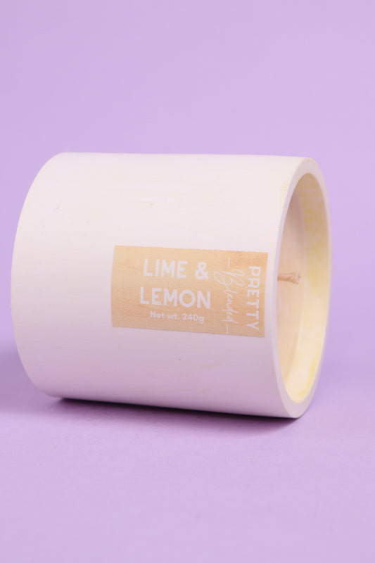 Lime Lemon Soy Candle Cyprus Pretty Blended