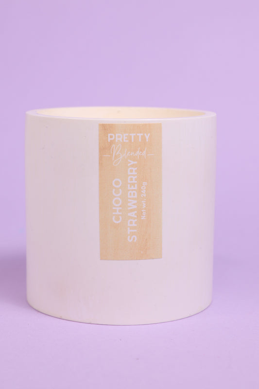 Chocolate Strawberry Soy Candle Cyprus Pretty Blended
