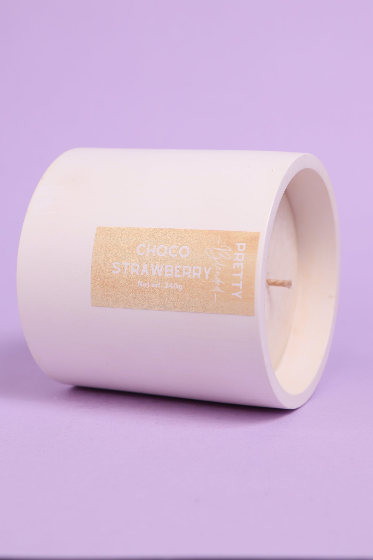 Chocolate Strawberry Soy Candle Cyprus Pretty Blended