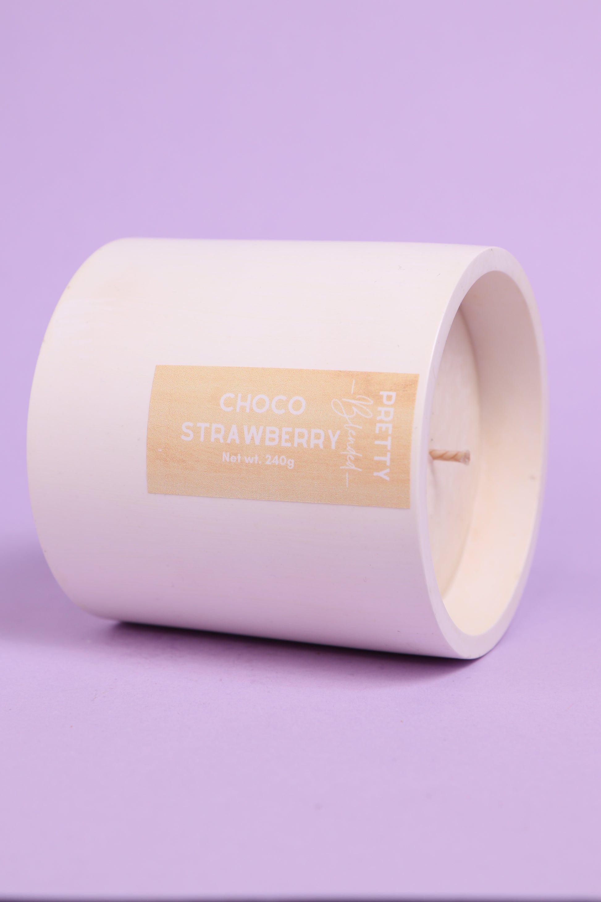 Chocolate Strawberry Soy Candle Cyprus Pretty Blended