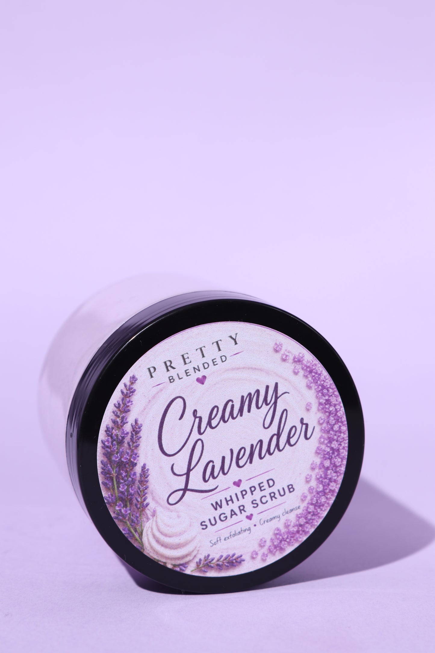 Creamy Lavender Whipped Sugar Scrub Cyprus_Pretty Blended 1
