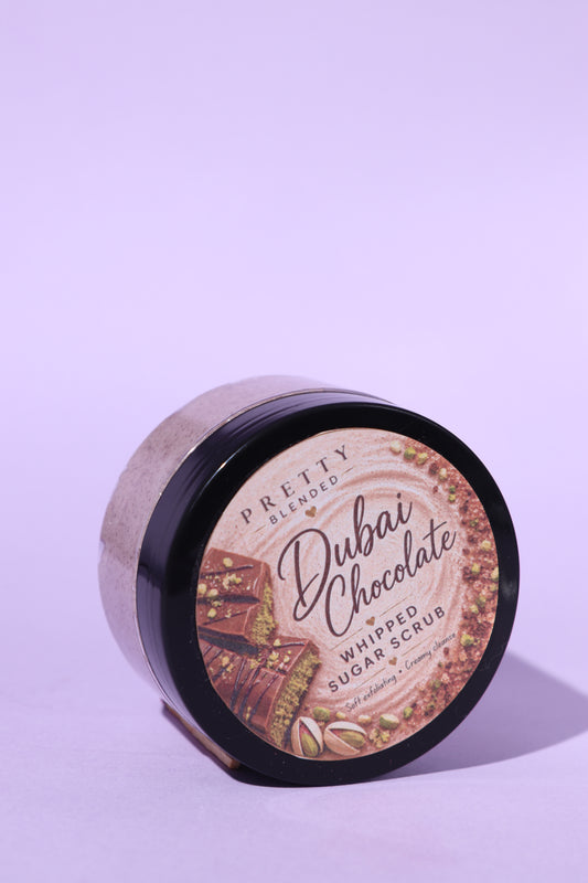 Dubai Chocolate Whipped Sugar Scrub Cyprus_Pretty Blended
