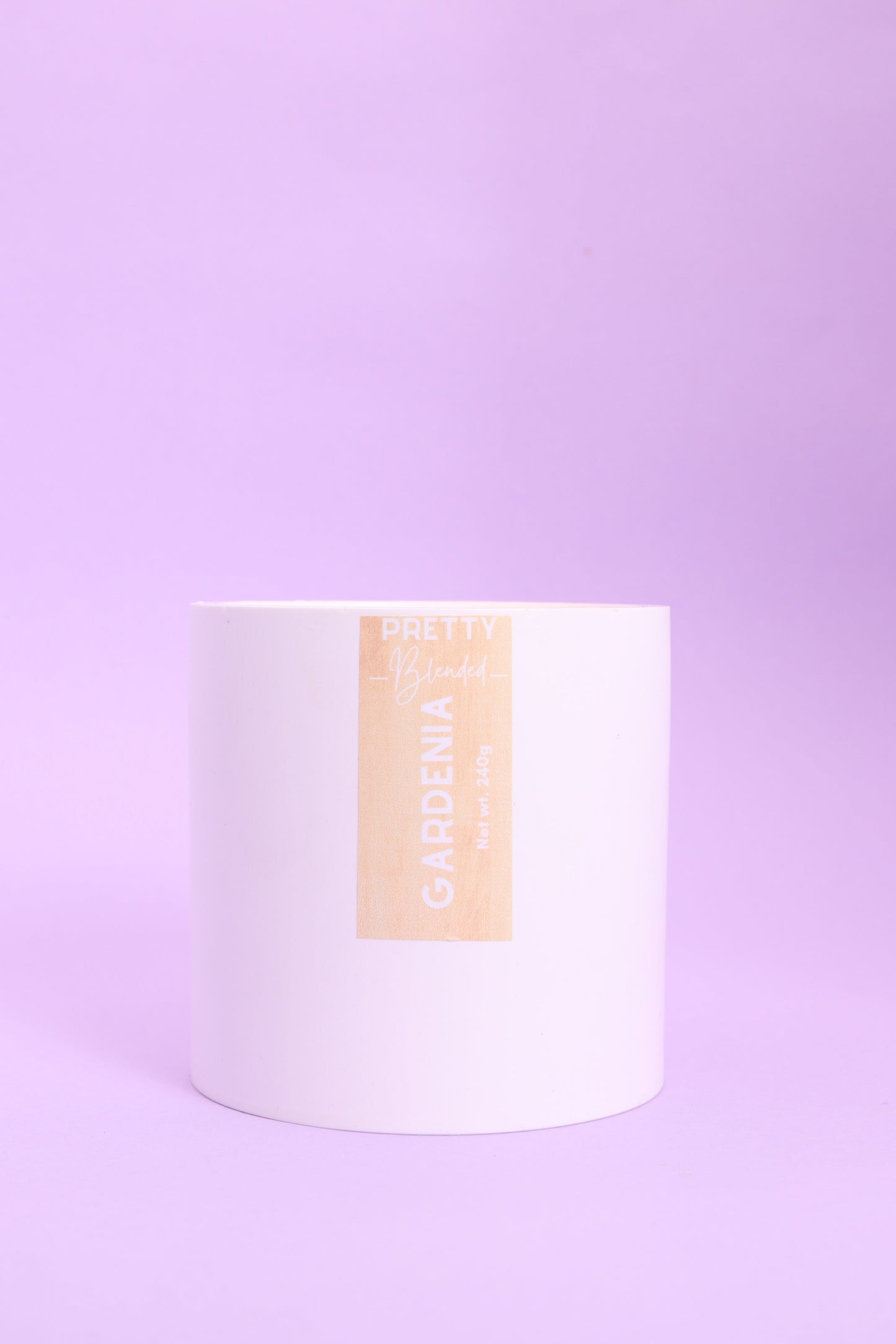 Gardenia Soy Candle Cyprus Pretty Blended
