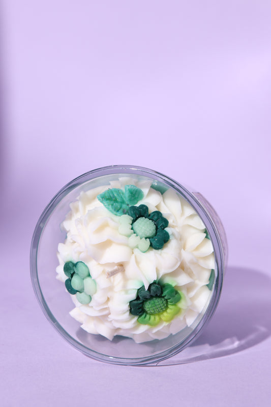 Jasmine Green Soy Candle Cyprus_Pretty Blended