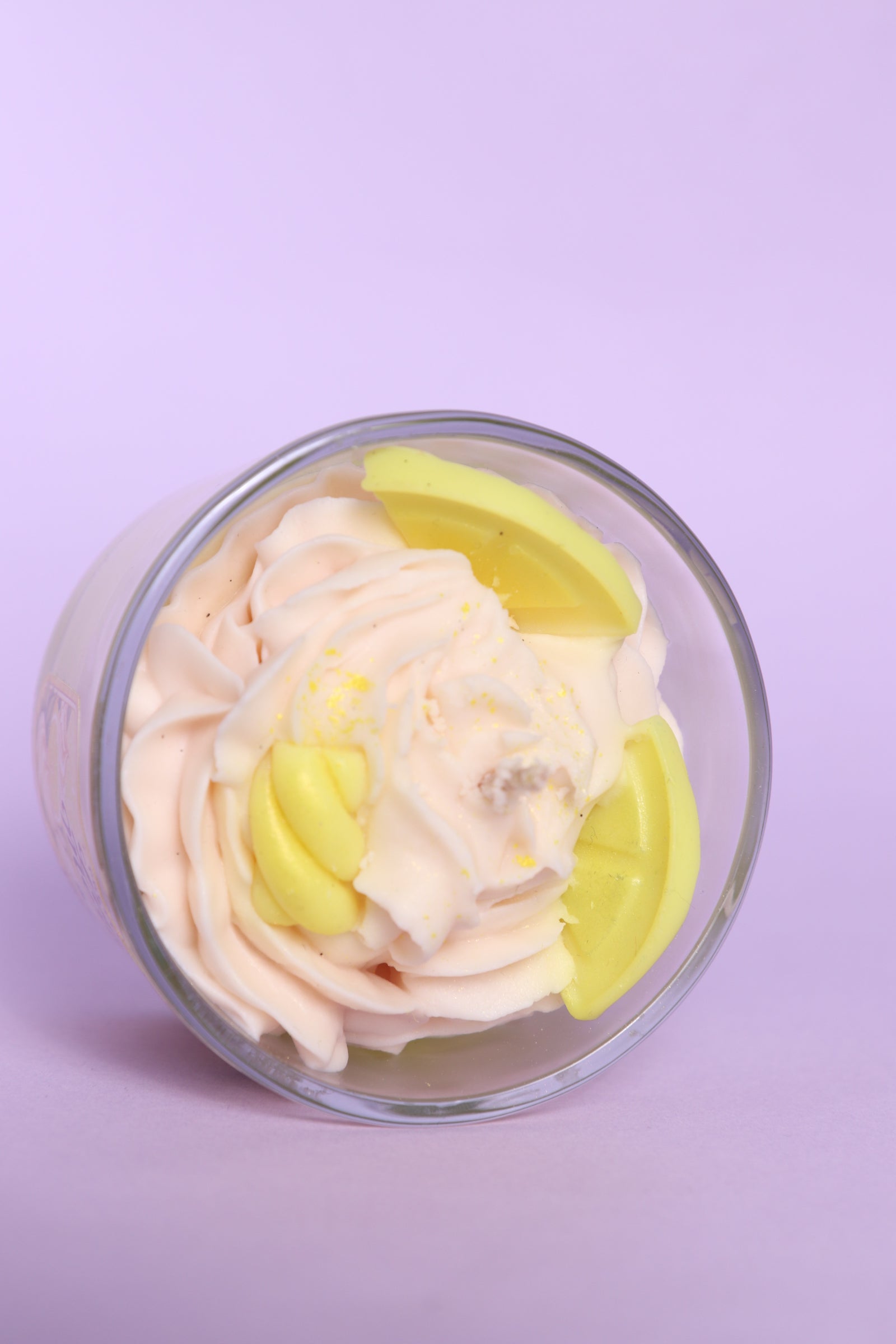 Lemon Meringue Yellow Soy Candle Cyprus_Pretty Blended