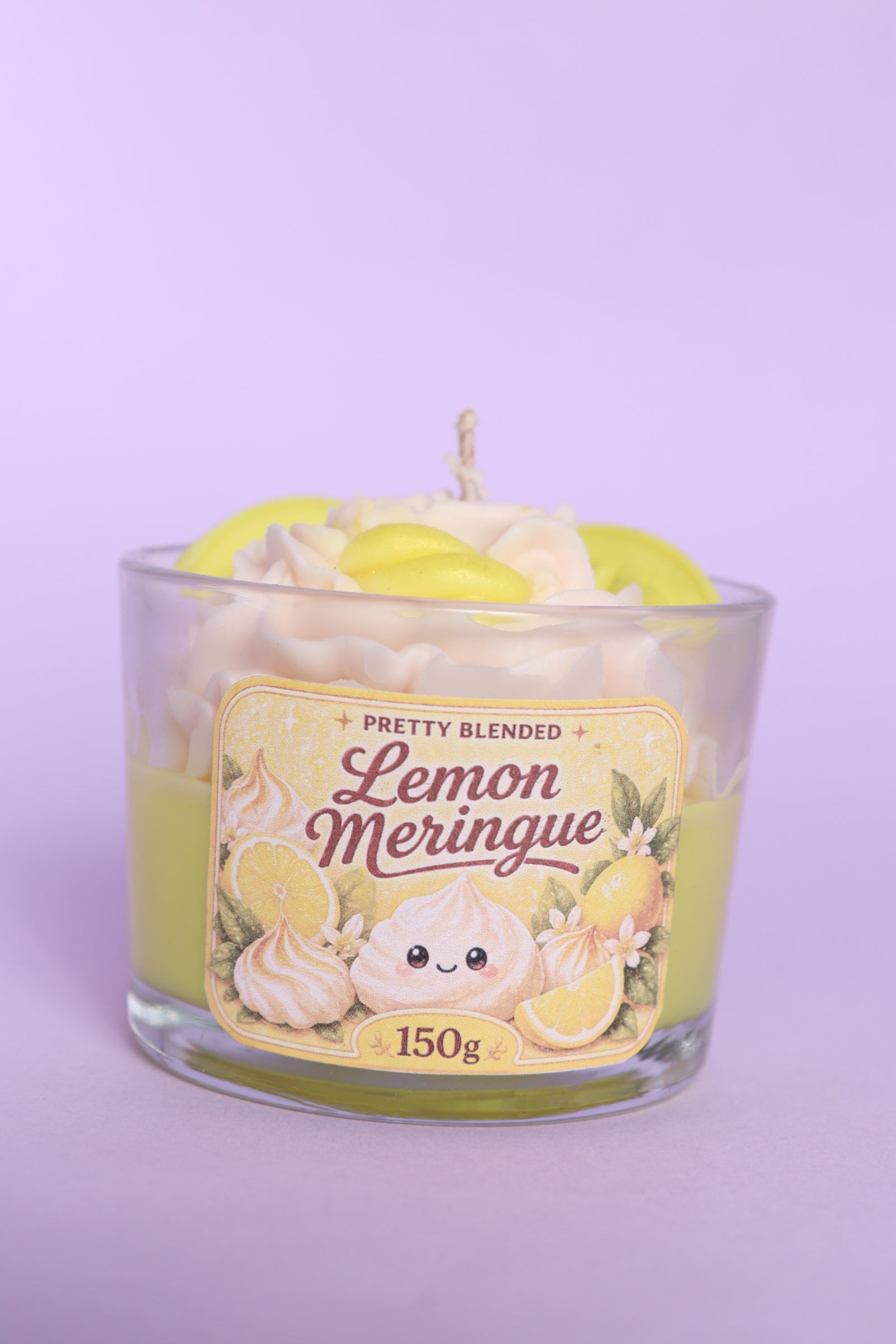 Lemon Meringue Soy Candle Cyprus_Pretty Blended