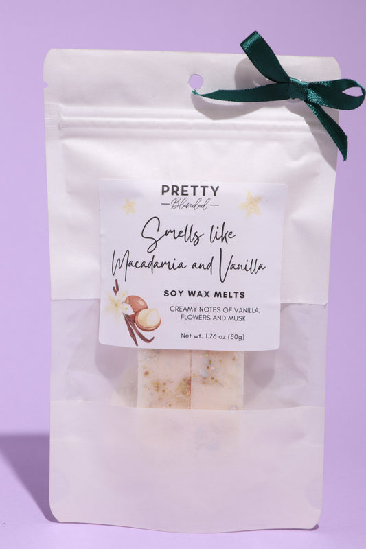Macadamin Vanilla Soy Wax Melts Cyprus Pretty Blended