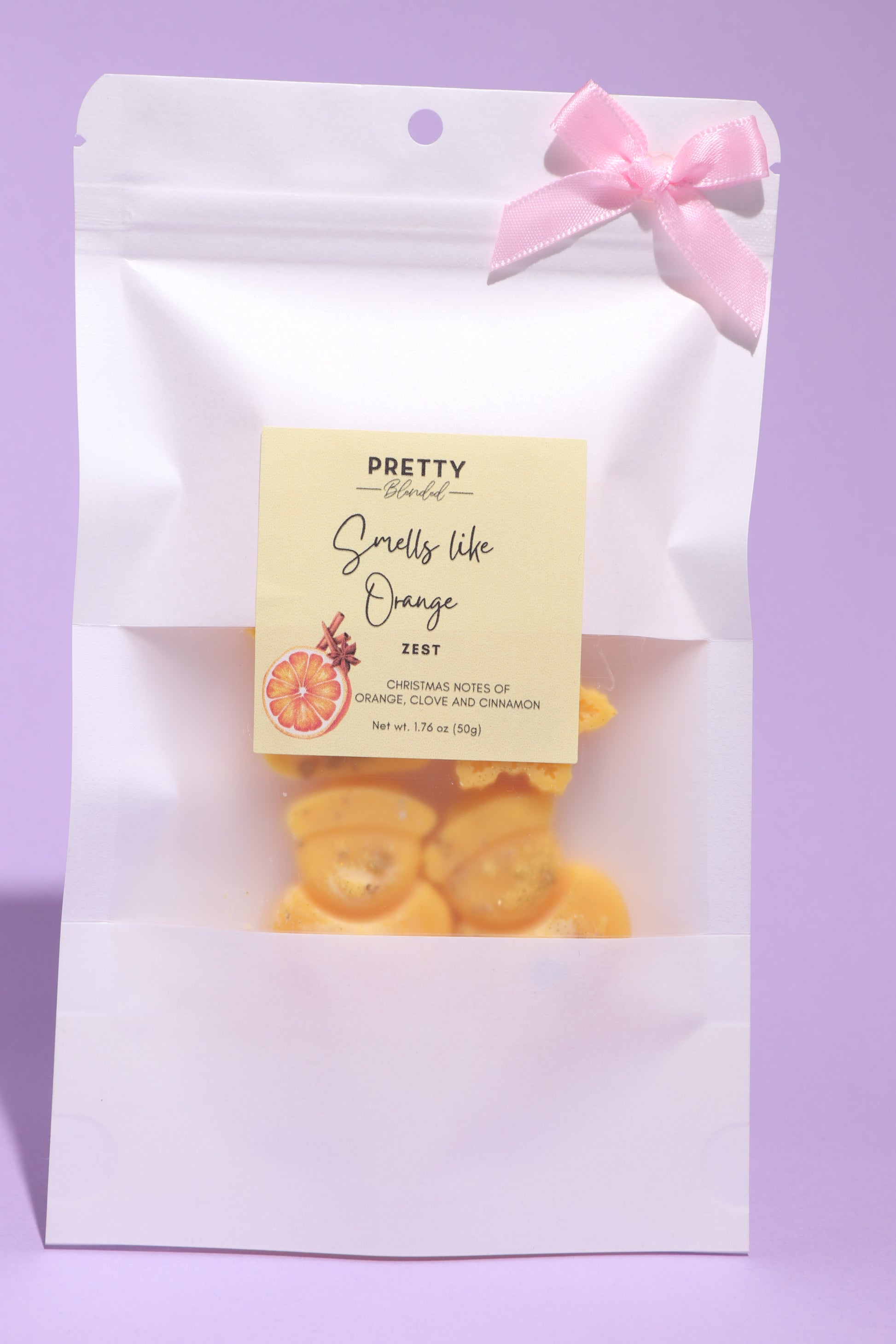 Orange Zest Soy Wax Melts Cyprus Pretty Blended