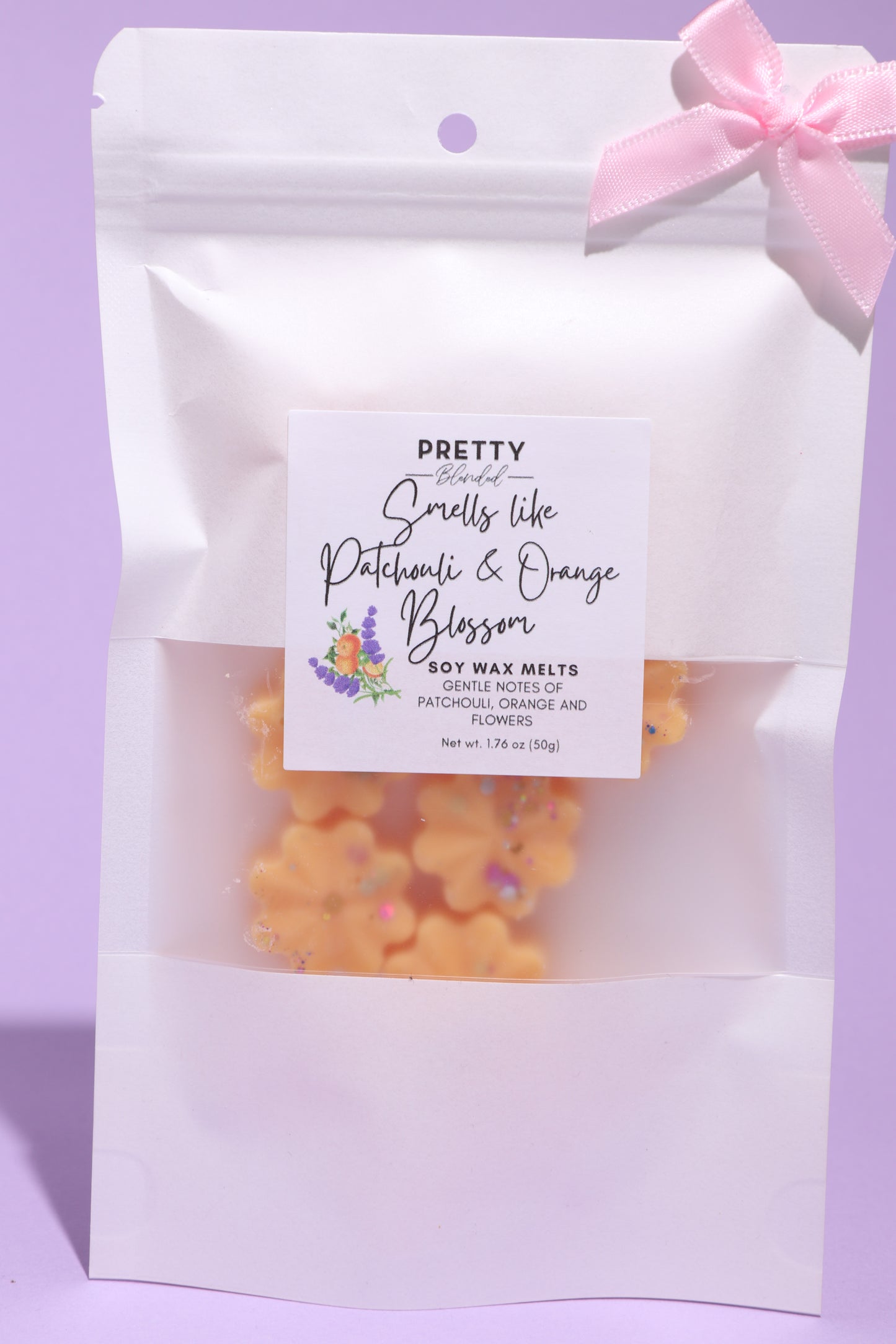 Patchouli Orange Blossom Soy Wax Melts Cyprus Pretty Blended