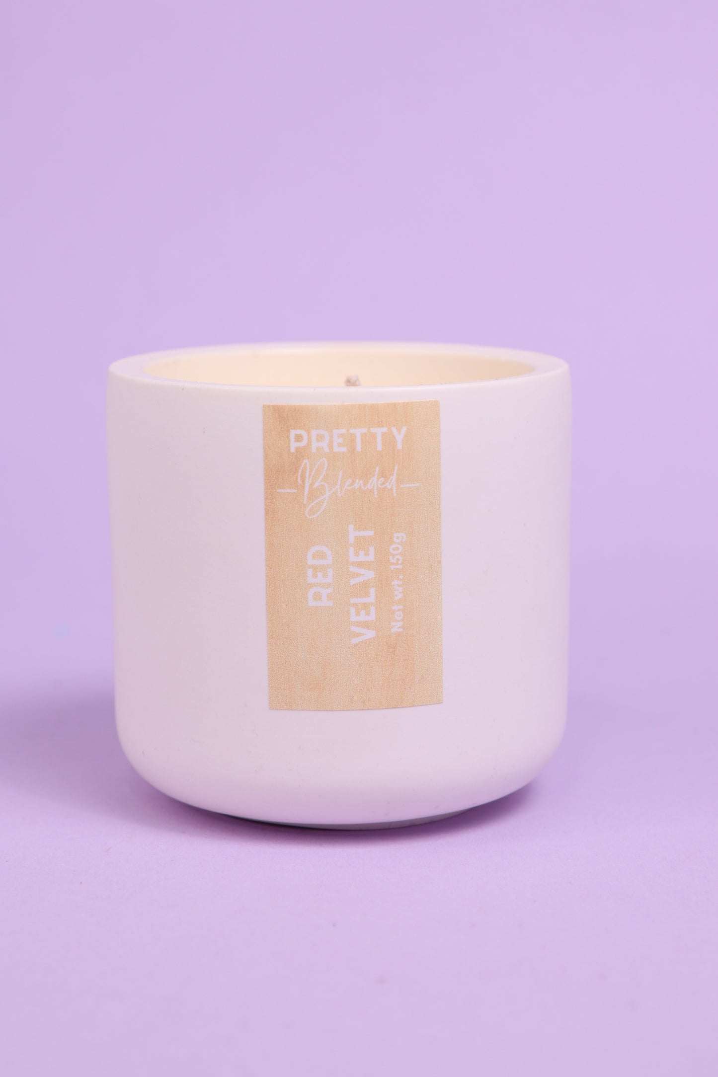 Red Velvet Soy Candle Cyprus Pretty Blended