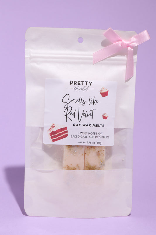 Red Velvet Soy Wax Melts Cyprus Pretty Blended