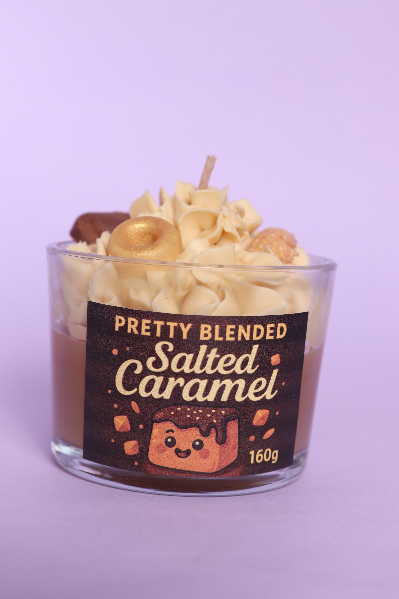 Salted Caramel Cream Soy Candle Cyprus_Pretty Blended