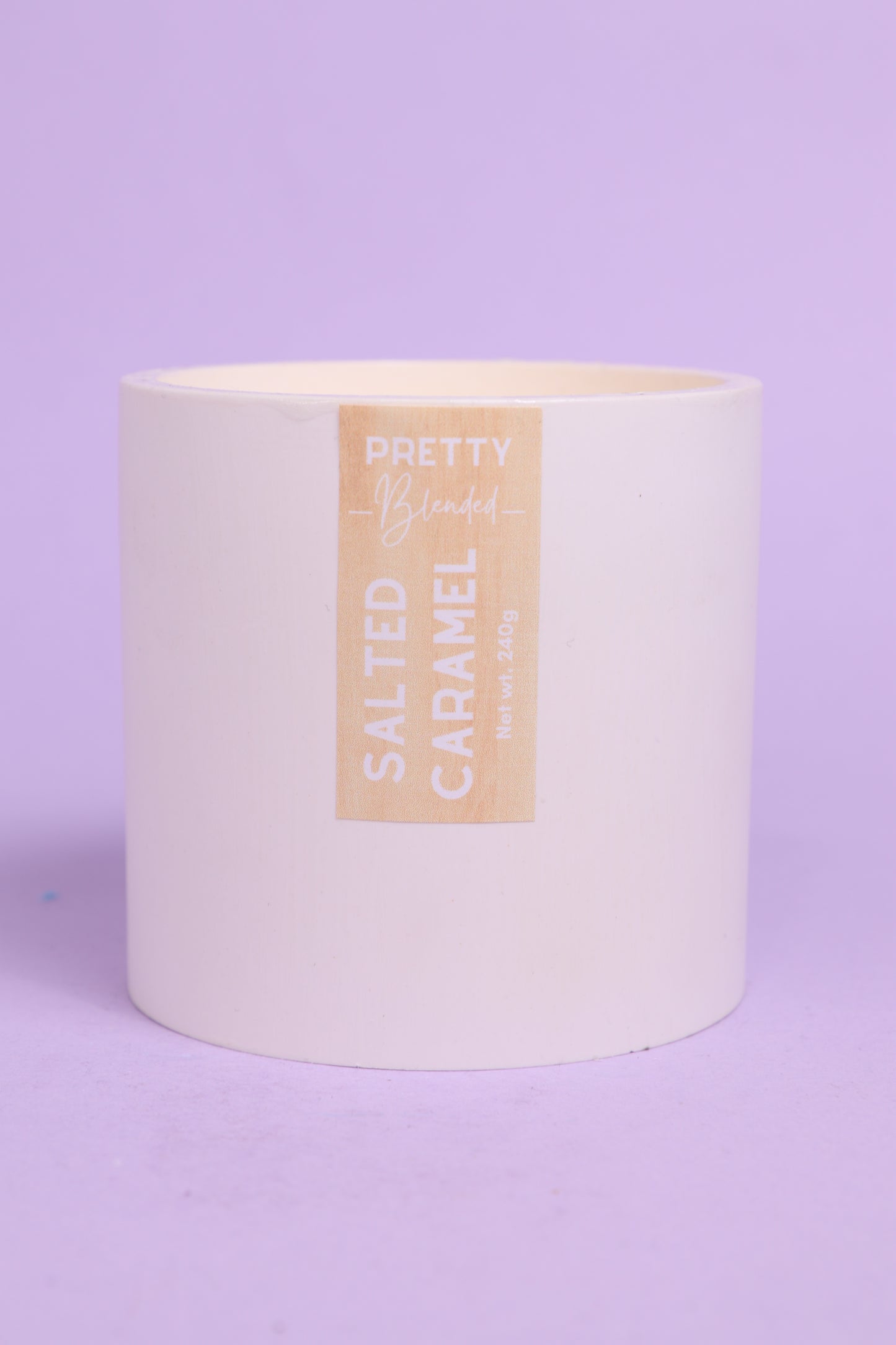 Salted Caramel Soy Candle Cyprus Pretty Blended