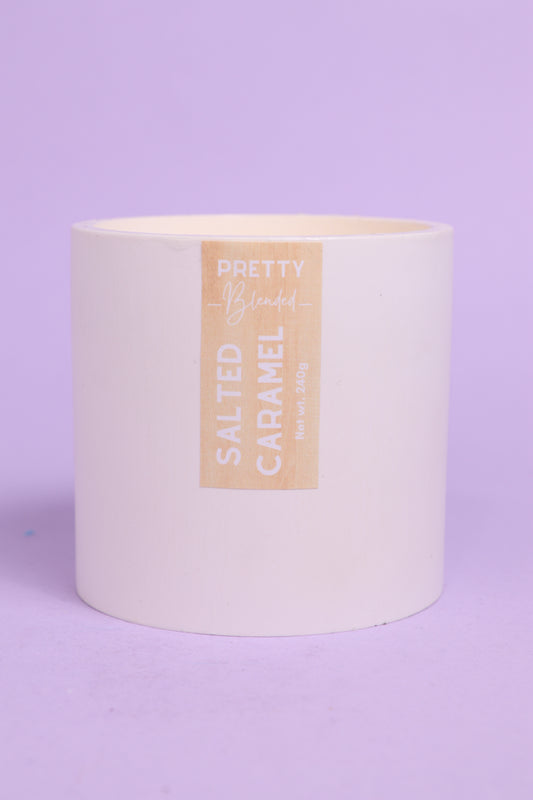 Salted Caramel Soy Candle Cyprus Pretty Blended