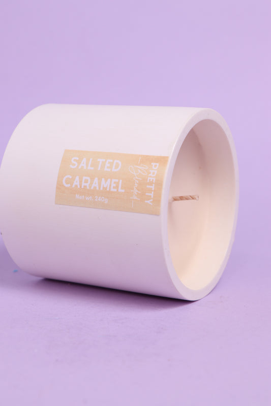 Salted Caramel Soy Candle Cyprus Pretty Blended