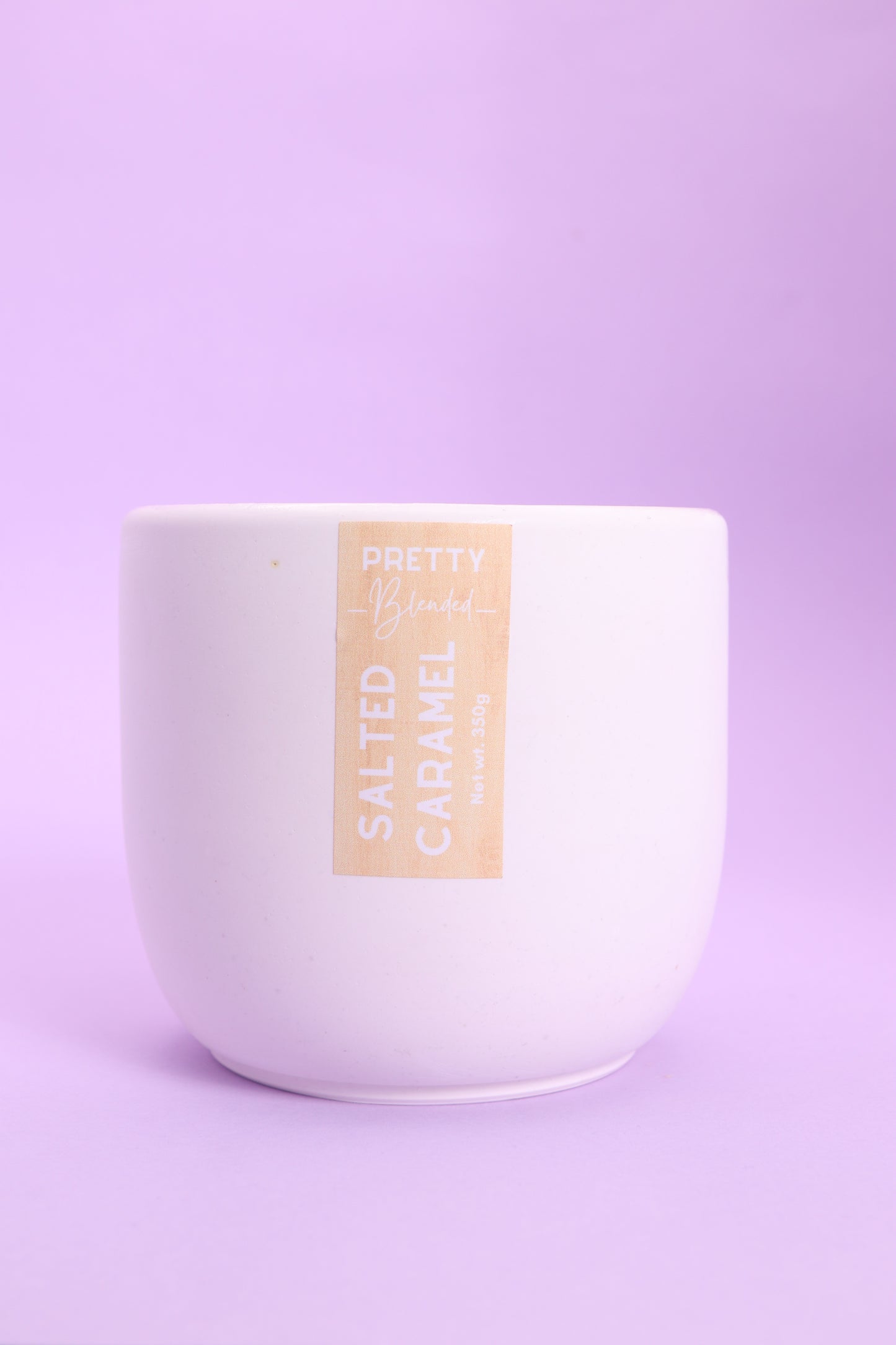 Salted Caramel Soy Candle Cyprus Pretty Blended