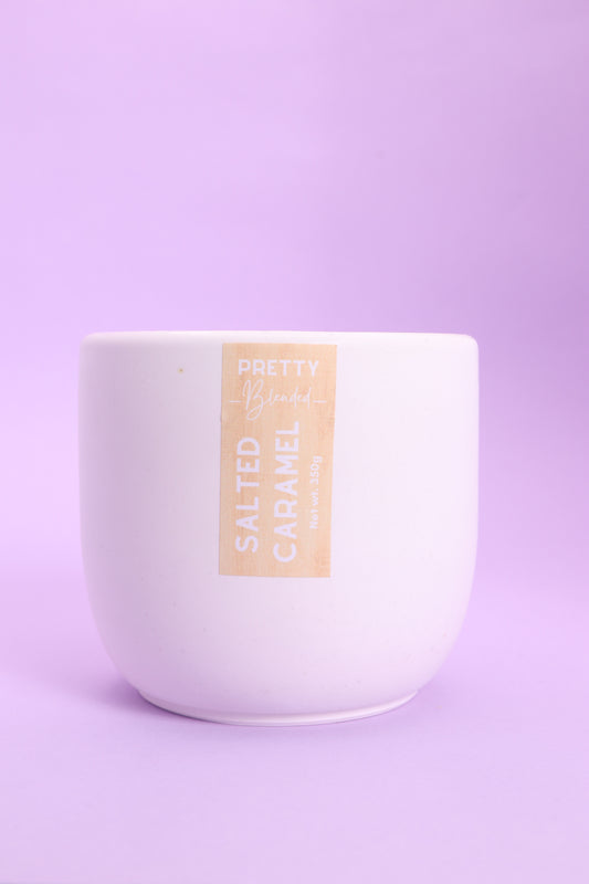 Salted Caramel Soy Candle Cyprus Pretty Blended