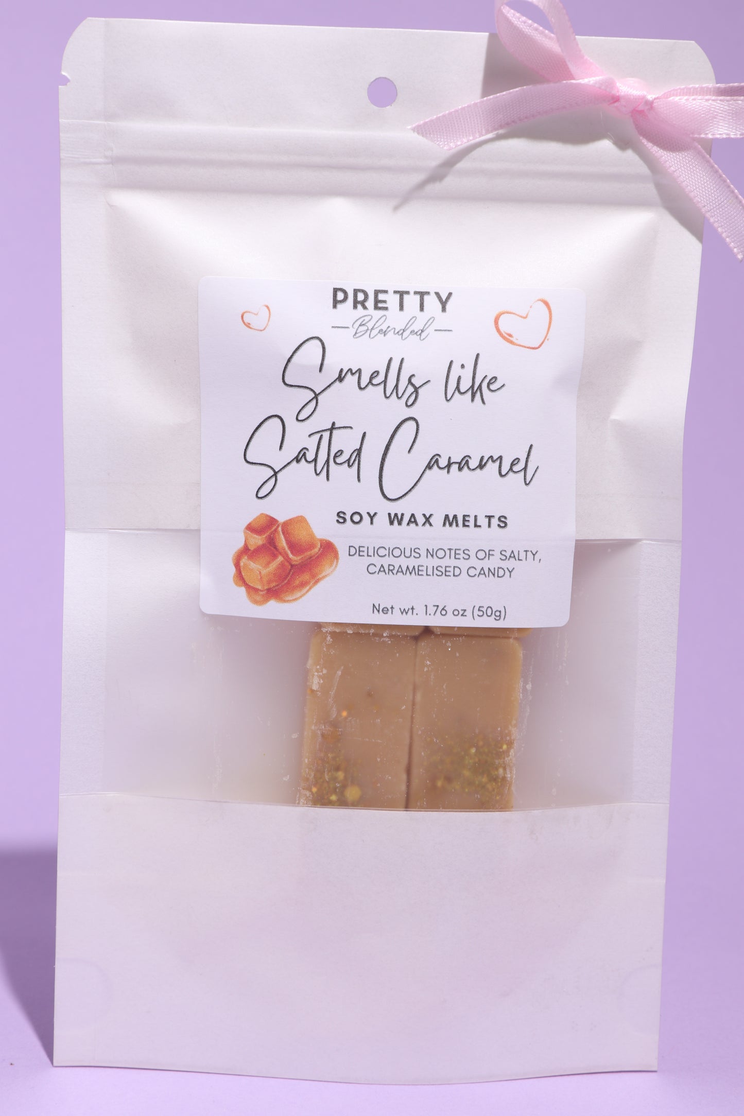 Salted Caramel Soy Wax Melts Cyprus Pretty Blended