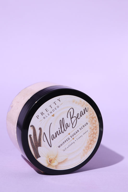 Vanilla Bean Whipped Sugar Scrub Cyprus_Pretty Blended 1