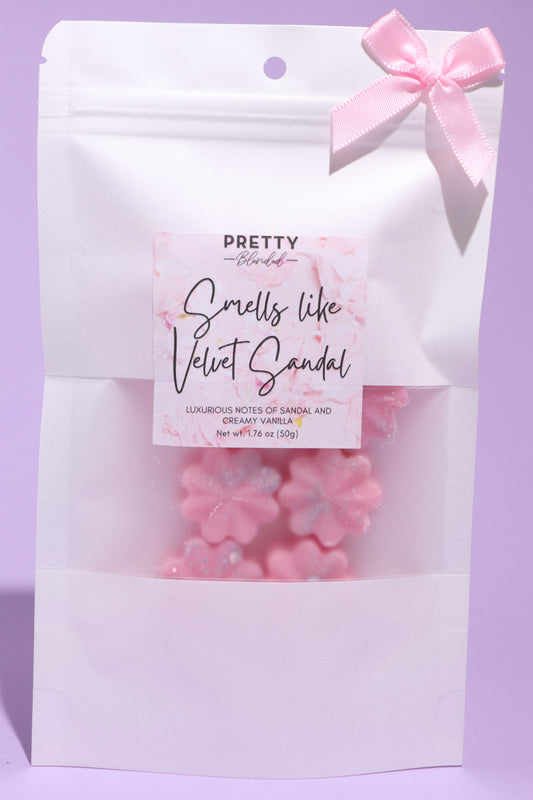 Velvet Sandal Soy Wax Melts Cyprus Pretty Blended