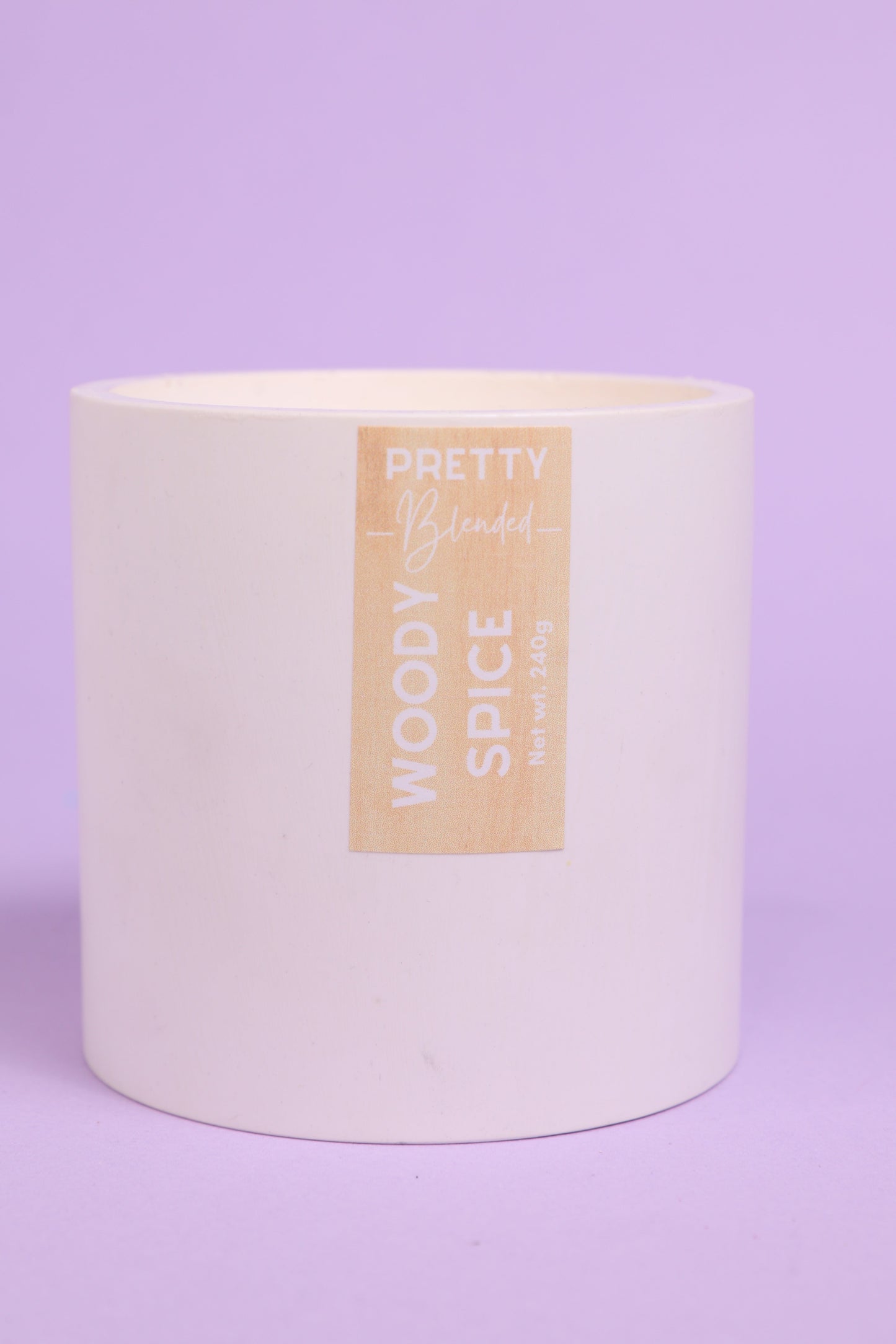 Woody Spice Soy Candle Cyprus Pretty Blended